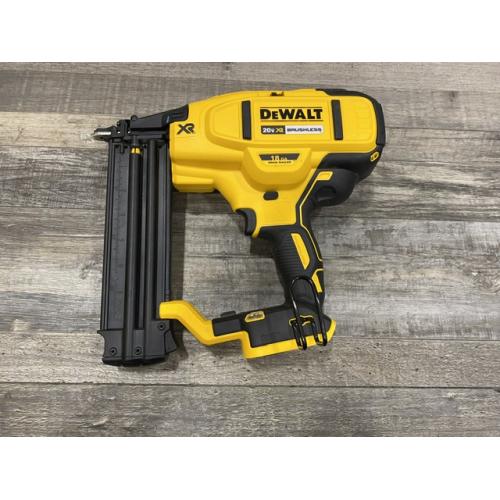 AS-IS DEWALT 20V MAX XR Lithium-Ion Electric Cordless 18-Gauge Brad Nailer (Tool Only)