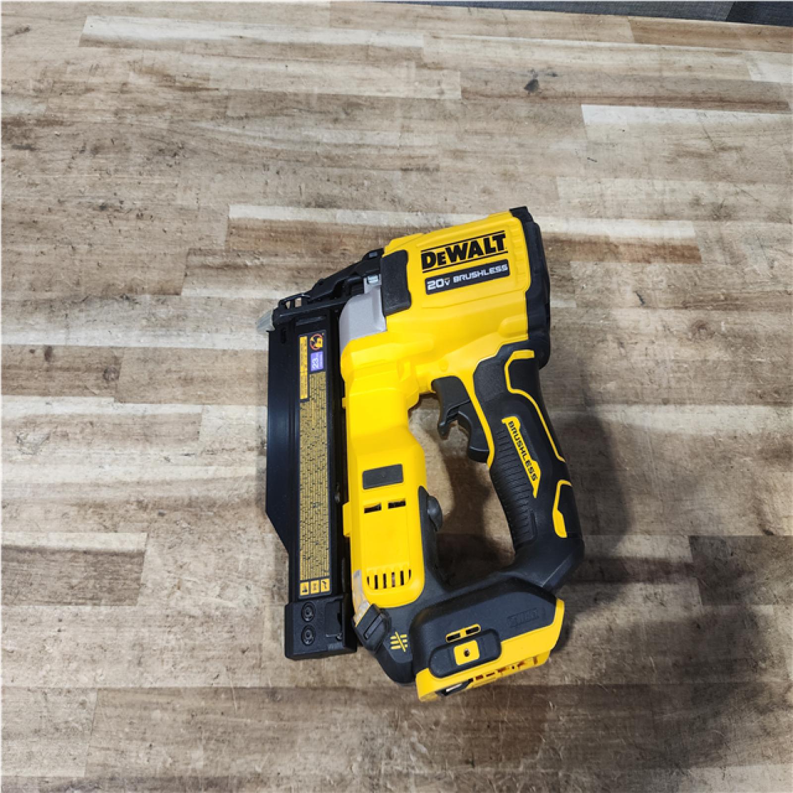 Houston Location AS-IS DEWALT Cordless 18-Gauge Narrow Crown Stapler (Tool Only)