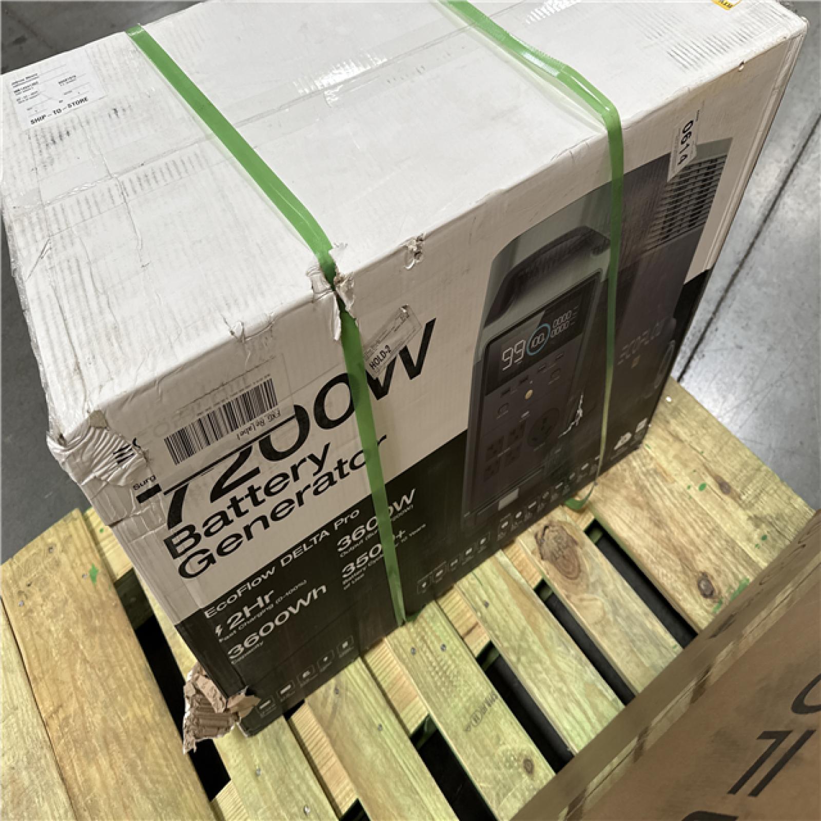 California AS-IS Ecoflow 7200W Battery Generator w/Solar Panel (Damaged Boxes)