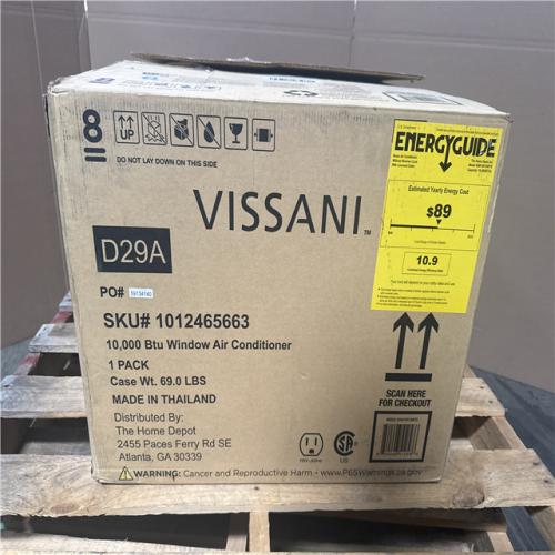 CALIFORNIA LIKE NEW VISSANI 10 000 BTU WINDOW AIR CONDITIONER
