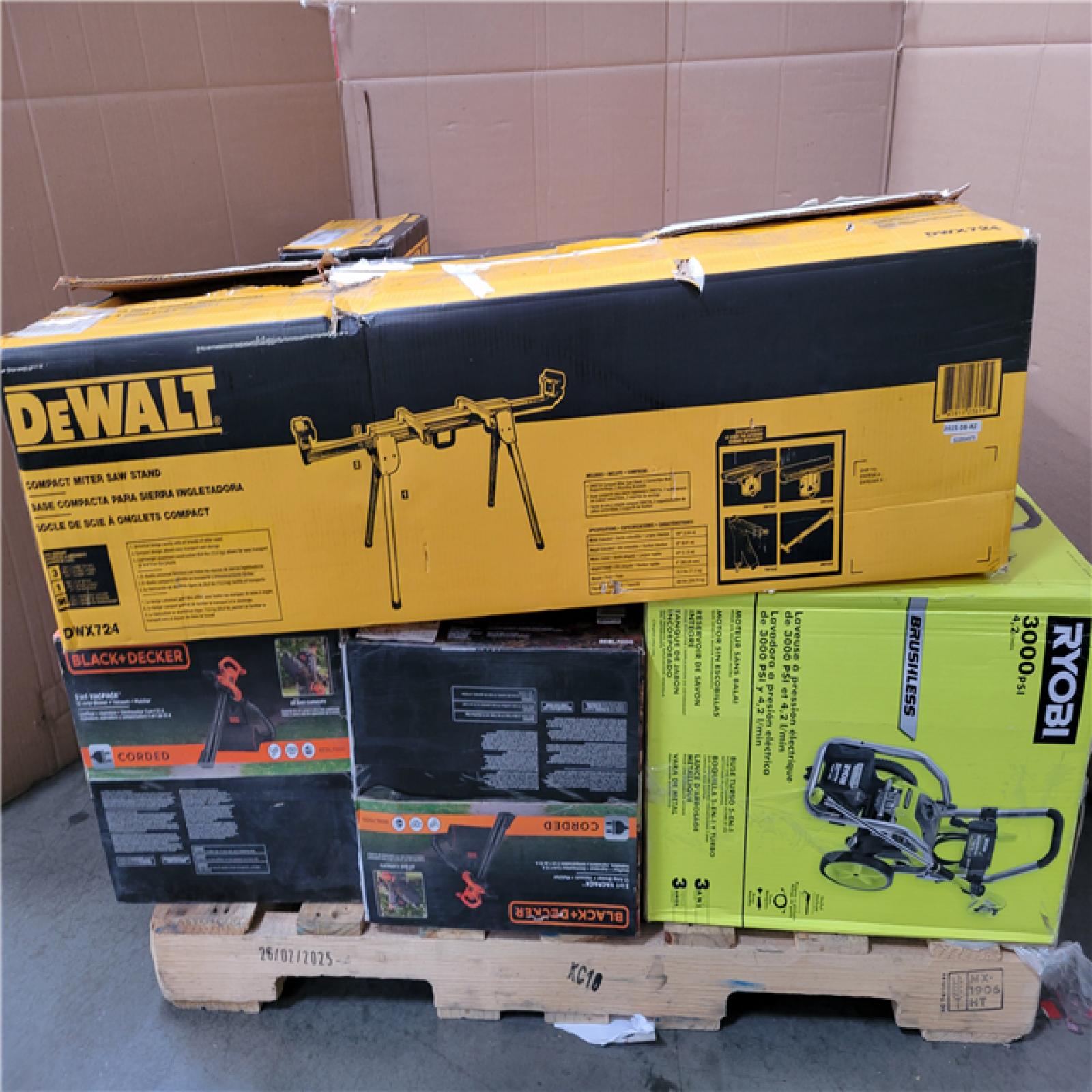 CALIFORNIA AS-IS TOOL PALLET