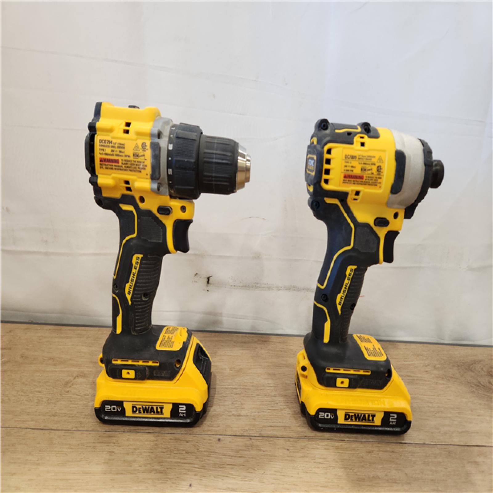 AS-IS- DEWALT ATOMIC 20-Volt MAX Lithium-Ion Cordless Combo (2-Tool) Kit