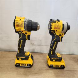 AS-IS- DEWALT ATOMIC 20-Volt MAX Lithium-Ion Cordless Combo (2-Tool) Kit