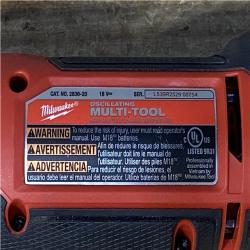 Houston Location AS-IS Milwaukee FUEL 18V Lithium-Ion Cordless Brushless Oscillating Multi-Tool (Tool-Only)