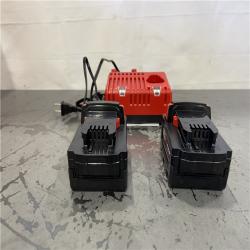 AS-IS- Milwaukee M18 18-Volt Lithium-Ion XC Starter Kit with Two 5.0Ah Batteries and Charger