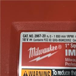AS-IS Milwaukee FUEL ONE-KEY 18V Lithium-Ion Brushless Cordless 1 in. Impact Wrench with Friction Ring (Tool-Only)