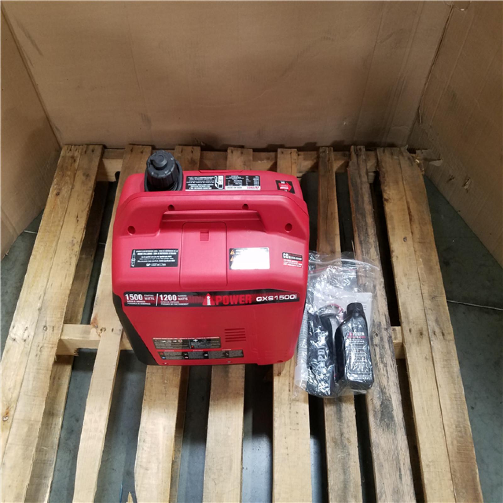 CALIFORNIA AS-IS POWER GXS 1500 PORTABLE GENERATOR