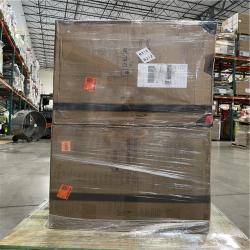 DALLAS LOCATION- Naomi Home Siggy Genuine Leather Square Arm Accent Chair PALLET (2 UNITS)