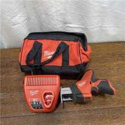AS-IS Milwaukee 2420-21 - M12 Fuel Hackzall 1/2  12V 1.5Ah Cordless Straight Handle Reciprocating Saw Kit