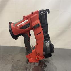 AS-IS- Milwaukee M18 FUEL 18-Volt Lithium-Ion Brushless Cordless Coil Roofing Nailer (Tool Only)