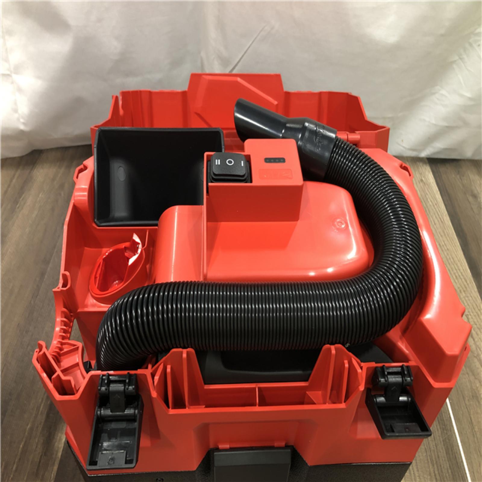 AS-IS Milwaukee  FUEL 12-Volt Lithium-Ion Cordless 1.6 Gal. Wet/Dry Vacuum (Vacuum-Only)