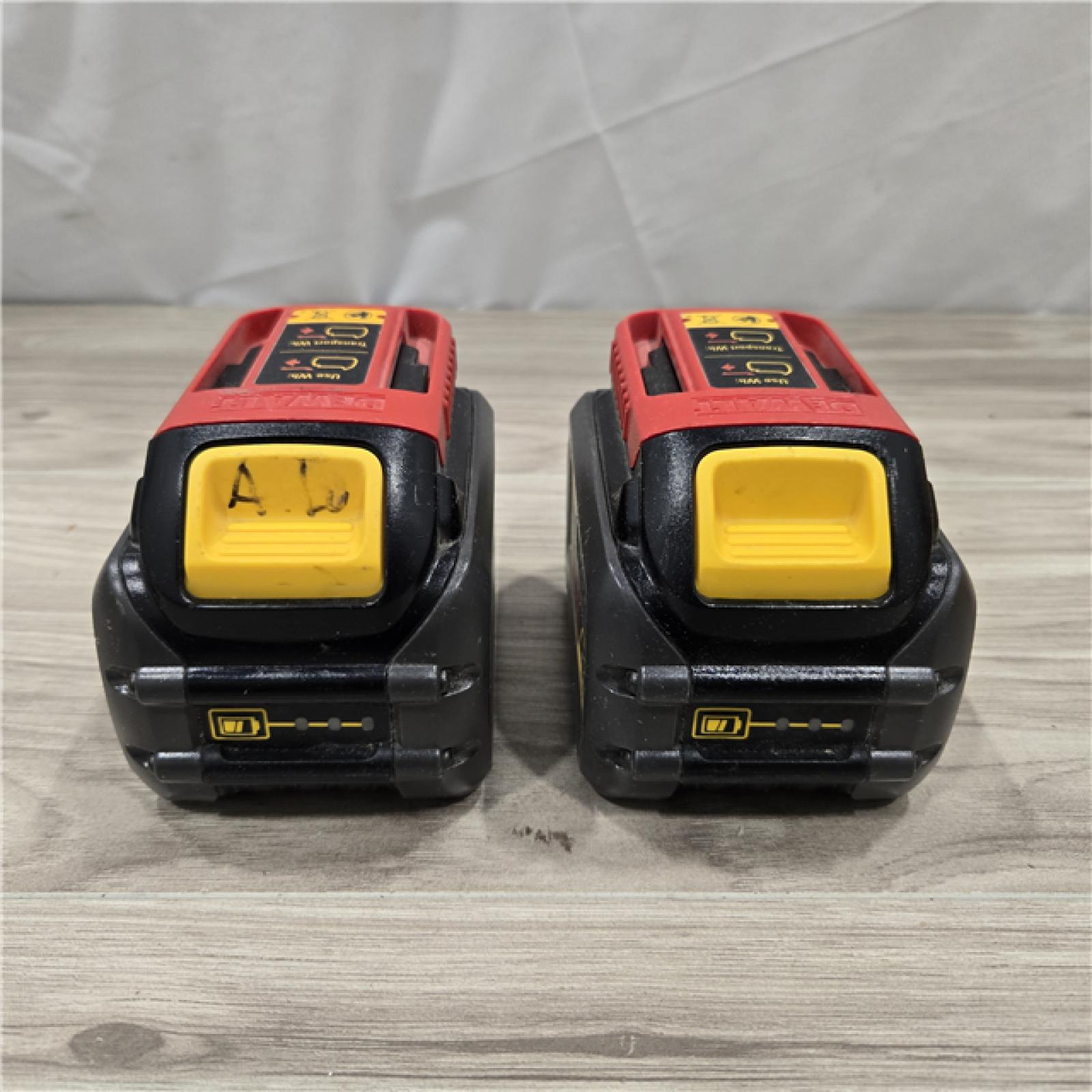 AS-IS DEWALT FLEXVOLT 20-Volt/60-Volt MAX Lithium-Ion 6.0Ah Battery Pack (2-Pack)