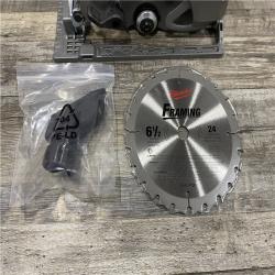 AS-IS Milwaukee FUEL 18V Lithium-Ion Brushless Cordless 6-1/2 in. Circular Saw (Tool-Only)