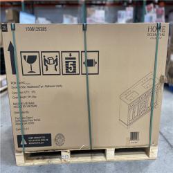 DALLAS LOCATION- Home Decorators Collection Doveton 60 in. Double Sink Freestanding Bath Vanity