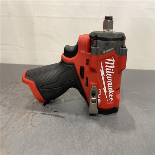 AS-IS - Milwaukee M12 FUEL 12V Lithium-Ion Brushless Cordless Stubby 1/2 in. Impact Wrench