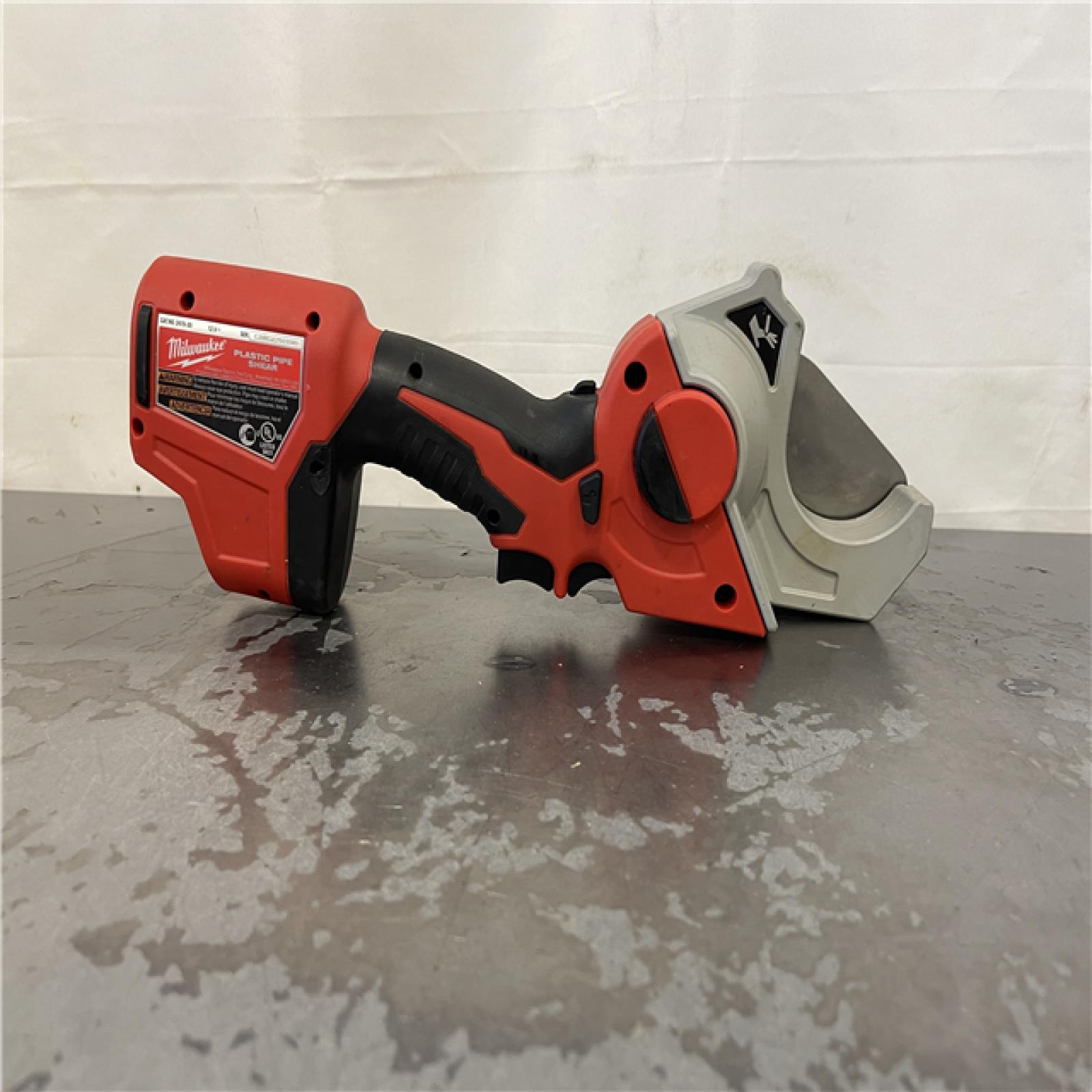 AS-IS- Milwaukee 12-Volt Lithium-Ion Cordless PVC Pipe Shear (Tool-Only)