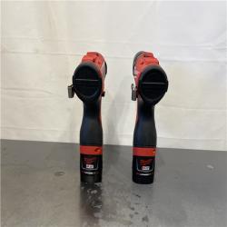 AS-IS- Milwaukee M12 Cordless Brushless 2 Tool Combo Kit