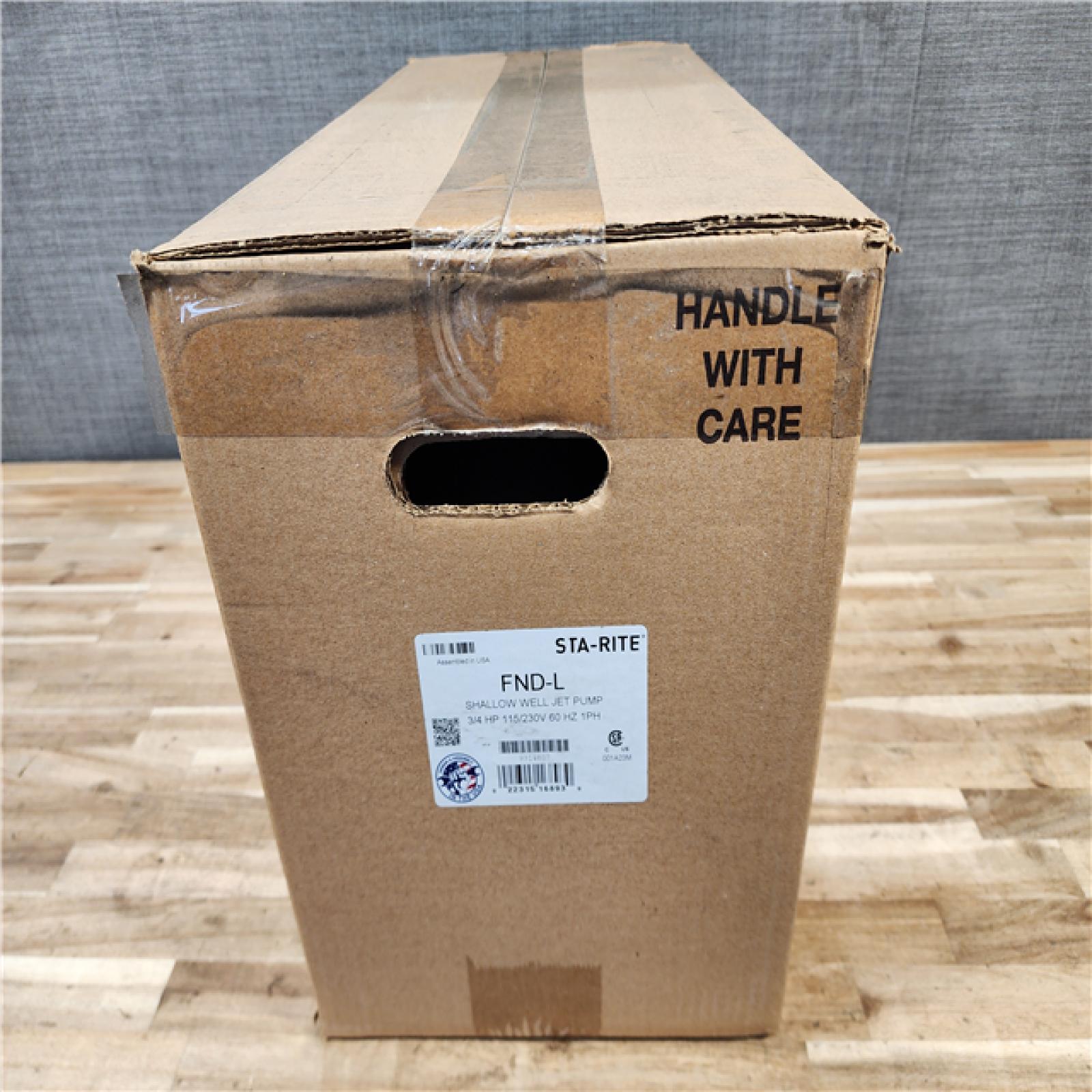 HOUSTON LOCATION - AS-IS (NEW) STA-RITE SHALLOW WELL JET PUMP