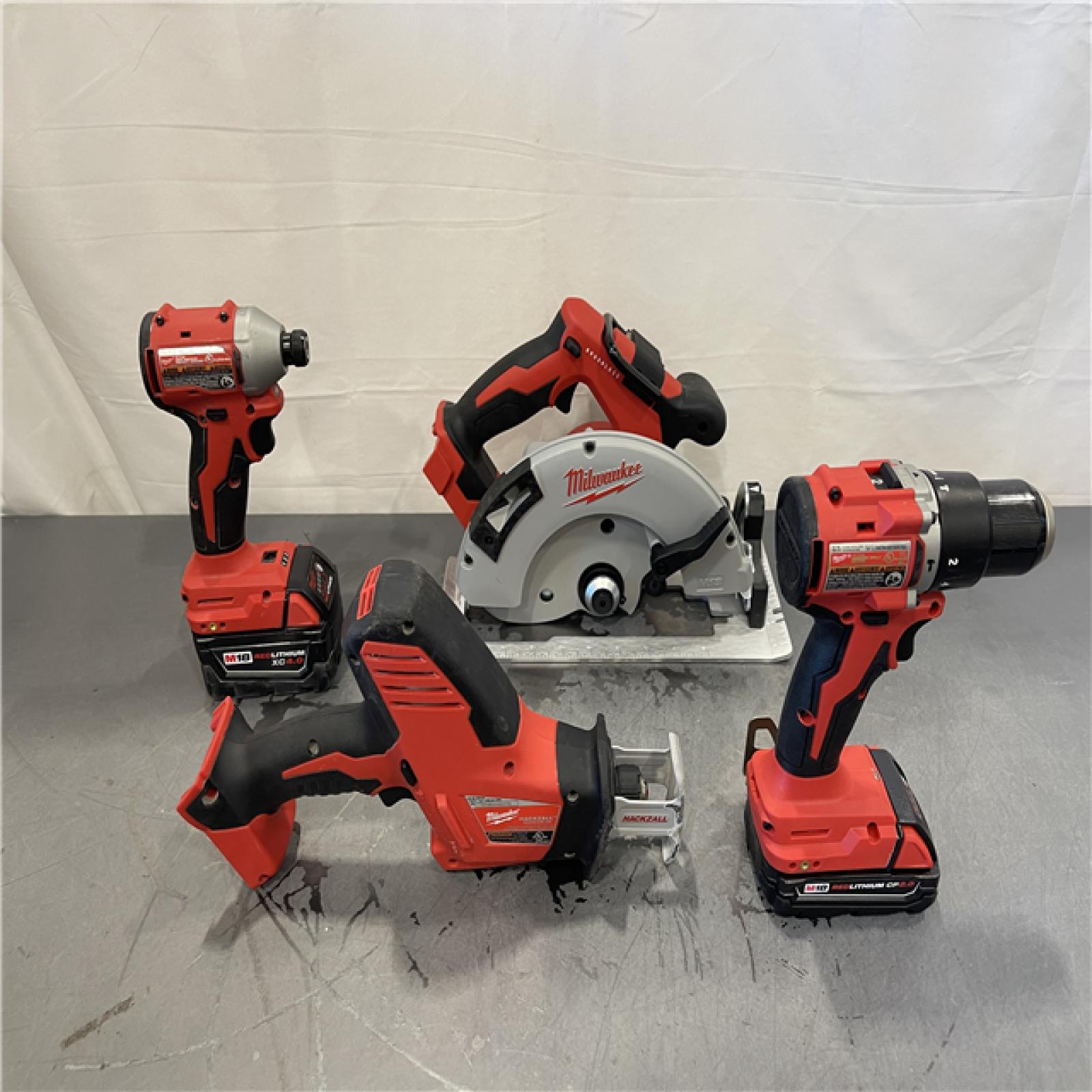 As-IS - Milwaukee M18 18-Volt Lithium-Ion Brushless Cordless Combo Kit