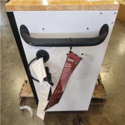 Phoenix LIKE NEW Husky Standard-Duty 52 in. W 10-Drawer Matte White w/ Carbon Fiber Trim Mobile Workbench Cabinet and Solid Wood Top