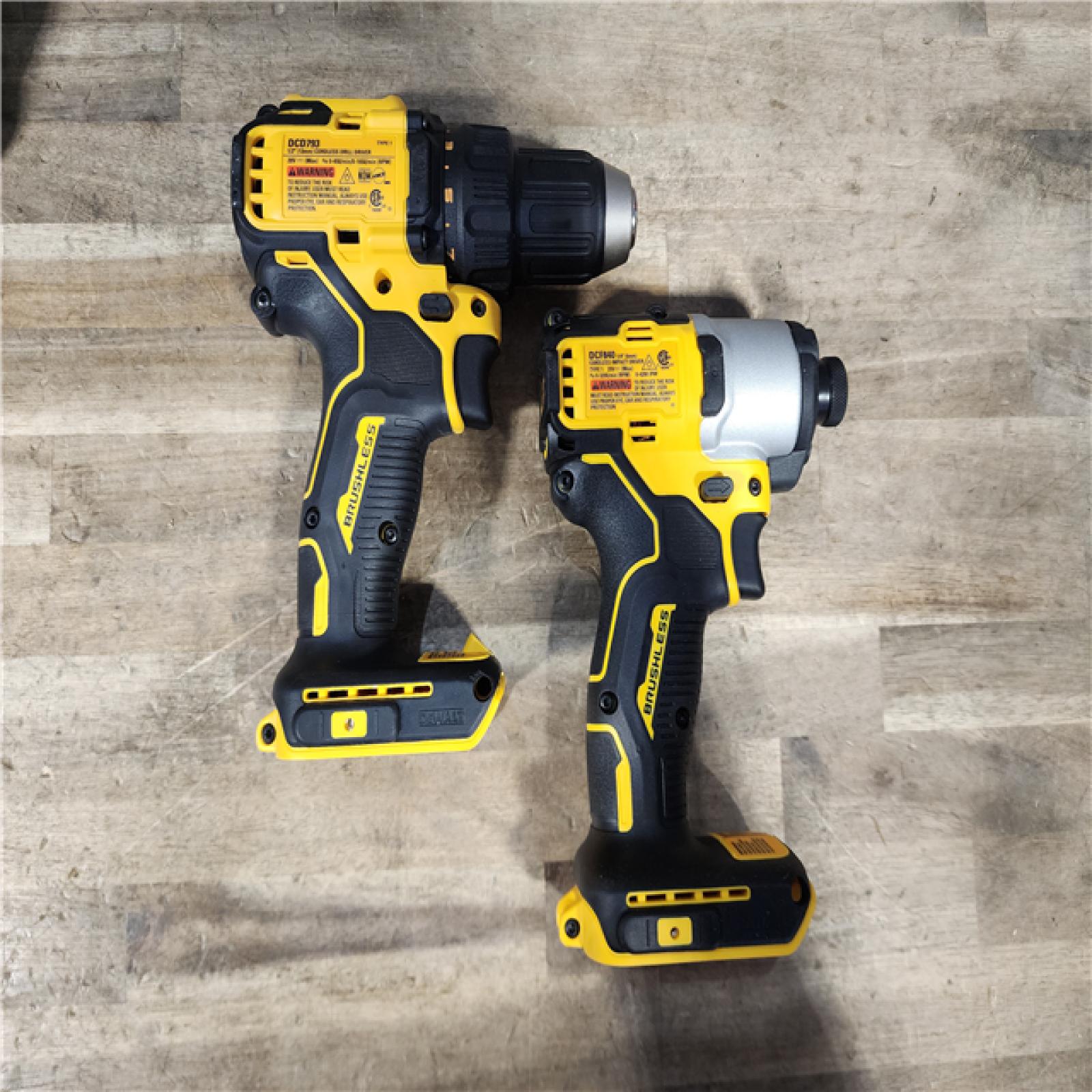 HOUSTON LOCATION - AS-IS DEWALT 2 TOOL COMBO KIT W/ (2) BATTERY & CHARGER