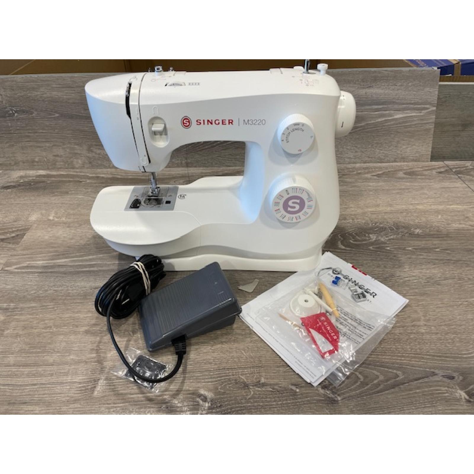 AS-IS SINGER M3220 Lightweight & Portable Sewing Machine