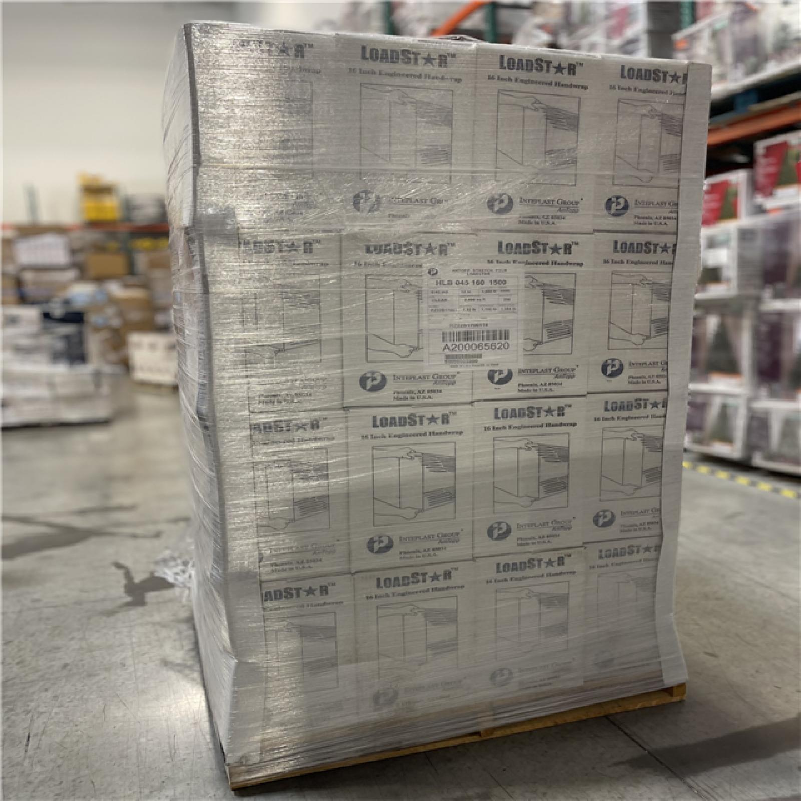 DALLAS LOCATION- LOAD STAR 16INCH ENGINEERED HANDWRAP PALLET-(256 ROLLS)