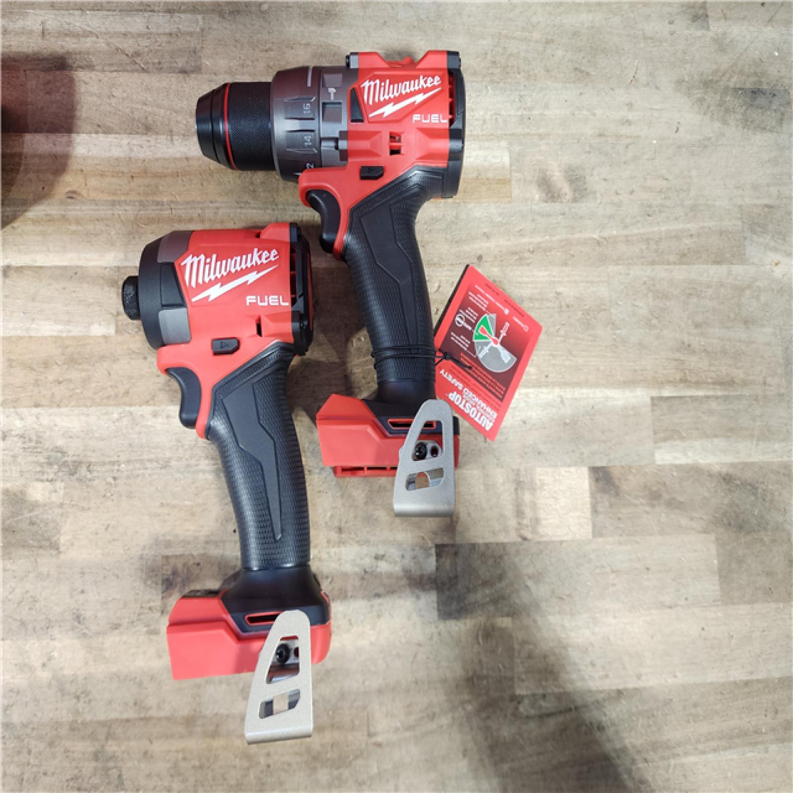 HOUSTON LOCATION - AS-IS (APPEARS LIKE NEW) Milwaukee FUEL 18V Lithium-Ion Brushless Cordless Hammer Drill and Impact Driver Combo Kit