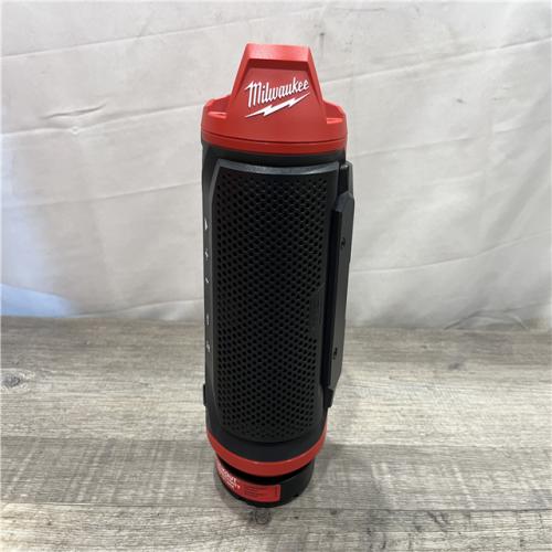 AS-IS Milwaukee 12-Volt Lithium-Ion Cordless Bluetooth Jobsite Speaker with PACKOUT Compatibility
