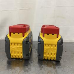AS-IS- DEWALT FLEXVOLT 20V/60V MAX Lithium-Ion 6.0Ah Battery Pack (2 Pack)