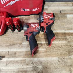 HOUSTON LOCATION - AS - IS Milwaukee 2 Tool Combo Kit W/ (2) Battery & Charger