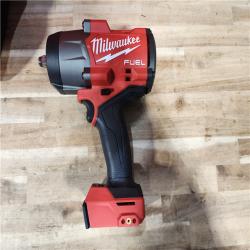 HOUSTON LOCATION - AS-IS (APPEARS LIKE NEW) Milwaukee FUEL 18V Lithium-Ion Brushless Cordless 1/2 in. Impact Wrench w/Friction Ring Kit