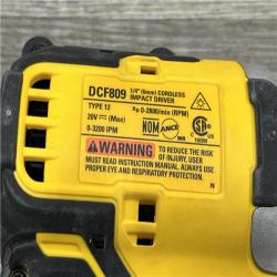 AS-IS DEWALT Atomic 20V Max Lithium-Ion Brushless Cordless Compact 1/4 in. Impact Driver Kit
