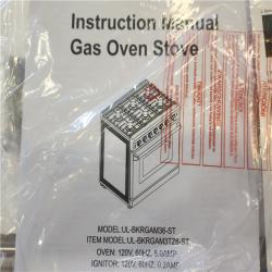 Phoenix NEW Sunmaki 36 in. 6-Burners Freestanding and Slide-In Gas Range in Stainless Steel with Commercial convection fan and CSA Certified (SEALED)