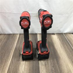 AS-IS Milwaukee FUEL 18V Lithium-Ion Brushless Cordless Hammer Drill and Impact Driver Combo Kit