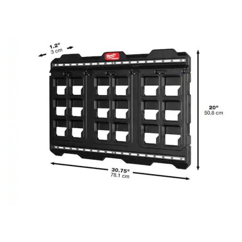 DALLAS LOCATION - Milwaukee 20 in. x 30.75 in. Wall Plate in Black - 42 UNITS