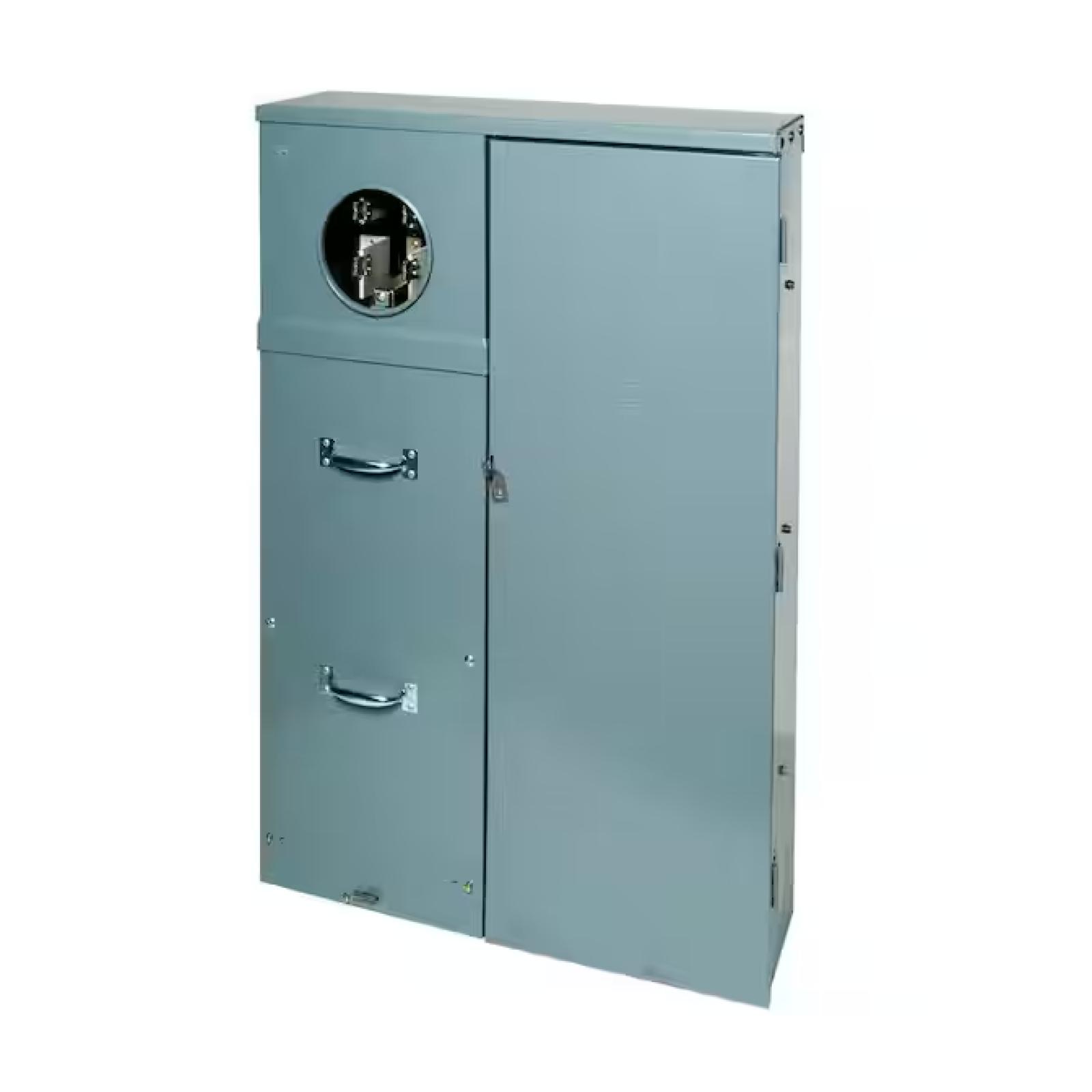 DALLAS LOCATION - Square D Homeline 400 Amp 30-Space 40-Circuit Outdoor Ring-Type Underground Main Breaker CSED with Class 320