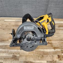 HOUSTON LOCATION - AS-IS DEWALT FLEXVOLT 60V MAX Cordless Brushless 7-1/4 in. Wormdrive Style Circular Saw (Tool Only)