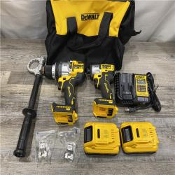 AS-IS DEWALT 20V MAX Lithium-Ion Cordless 2-Tool Combo Kit