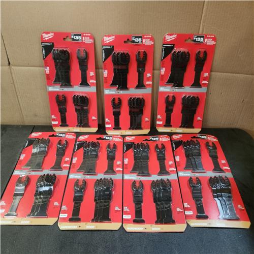 Phoenix NEW Milwaukee Oscillating Multi-Tool Blade Kit (8-Piece) (7-Packs)