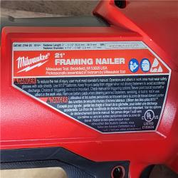 HOUSTON LOCATION - AS-IS Milwaukee FUEL 3-1/2 in. 18-Volt 21-Degree Lithium-Ion Brushless Cordless Framing Nailer (Tool-Only)