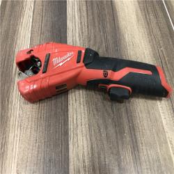 AS-IS Milwaukee 12V Lithium-Ion Cordless Copper Tubing Cutter (Tool-Only)