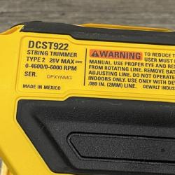 AS-IS DEWALT 20V MAX 14 in. Brushless Cordless Battery Powered Foldable String Trimmer Kit