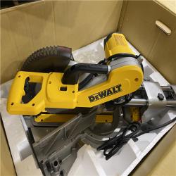 As-Is -DEWALT 15 Amp Corded 12 in. Double Bevel Sliding Compound Miter Saw