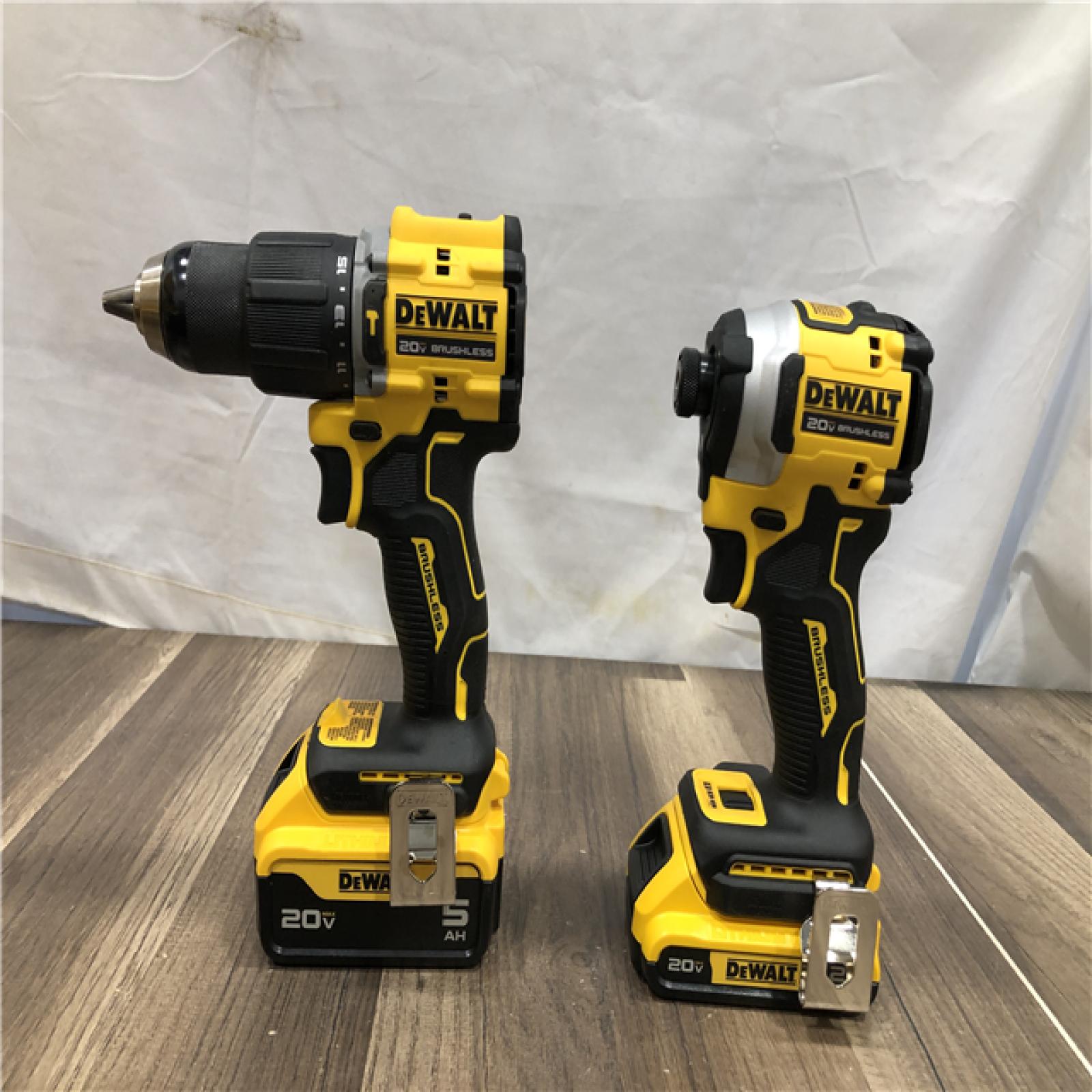 AS-IS DEWALT ATOMIC 20V MAX Lithium-Ion Cordless 2-Tool Combo Kit