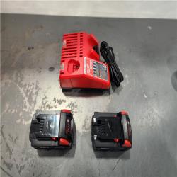 AS-IS- Milwaukee M18 18-Volt Lithium-Ion XC Starter Kit with Two 5.0Ah Batteries and Charger