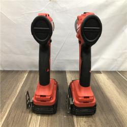 AS-IS Milwaukee 18V Lithium-Ion Brushless Cordless Compact Drill/Impact Combo Kit