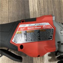 AS-IS Milwaukee  FUEL 18-Volt Lithium-Ion Brushless Cordless 4-1/2 in./6 in. Braking Grinder with Paddle Switch (Tool-Only)