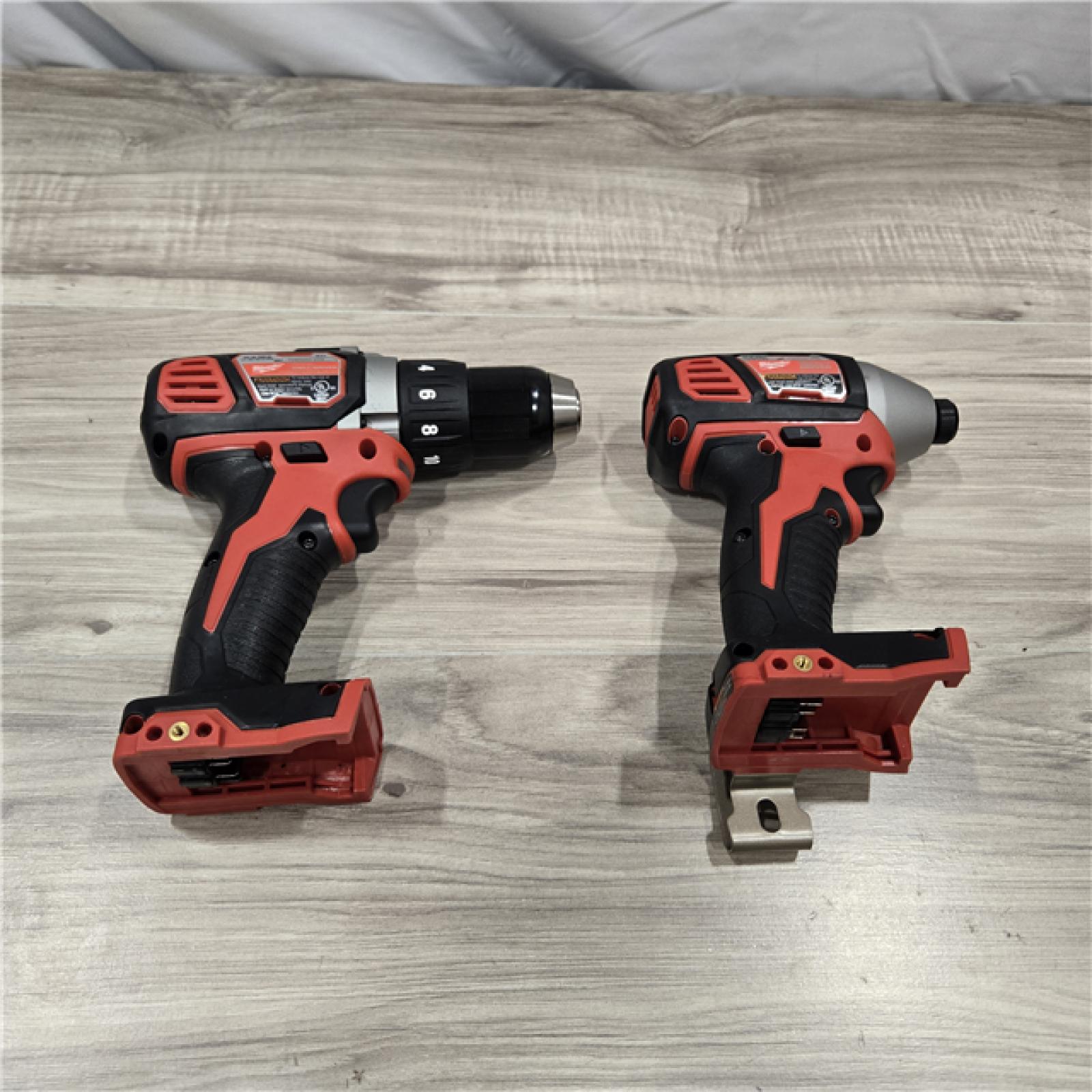 LIKE NEW! - Milwaukee 18V Cordless Brushed 2-Tool Drill/Driver and Impact Driver Kit