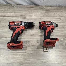 LIKE NEW! - Milwaukee 18V Cordless Brushed 2-Tool Drill/Driver and Impact Driver Kit